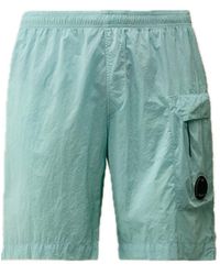 C.P. Company - Eco-Chrome R Utility Swim Shorts - Lyst