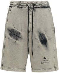 Mauna Kea Grey Cotton Shorts