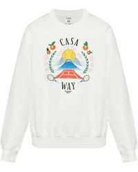 CASABLANCA - Organic Cotton Casa Way Sweatshirt - Lyst