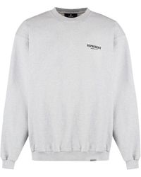 Represent - Cotton Crew-Neck Sweatshirt - Lyst