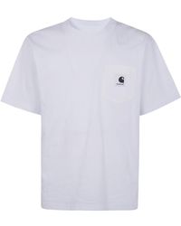 SACAI X CARHARTT WIP - "Carhartt Wip" Cotton Jersey T-Shirt - Lyst