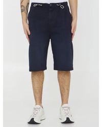 Gucci - Cotton Drill Bermuda Shorts - Lyst