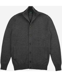 Zanone - Wool Knitted Cardigan - Lyst