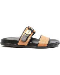 Ancient Greek Sandals - Latria Nappa/Raffia Shoes - Lyst