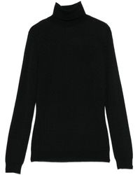 Elisabetta Franchi - Wool Blend Turtle-Neck Sweater - Lyst