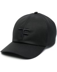 Tom Ford - Canvas And Leather Baseball Cap - Lyst