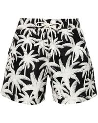 Palm Angels - Palm Tree-Print Swim Shorts - Lyst