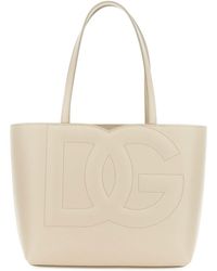 Dolce & Gabbana - Small Shopping Bag With Logo - Lyst