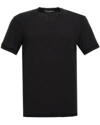Dolce & Gabbana - Stretch Jersey T-shirt - Lyst