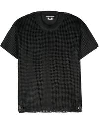 Junya Watanabe - Open-Knit Crewneck T-Shirt - Lyst