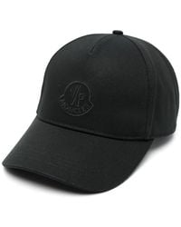 Moncler - Logo-embroidered Cotton Hat - Lyst