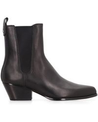 Michael Kors - Kinlee Leather Ankle Boots - Lyst