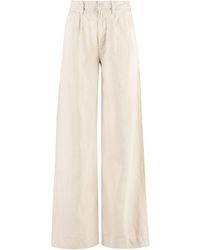 Mother - Pouty Prep Heel High-rise Trousers - Lyst