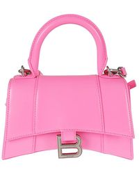 Balenciaga - Hourglass Xs Leather Handbag - Lyst