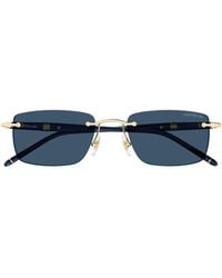 Montblanc - Mb0344S Linea Meisterstück Sunglasses - Lyst