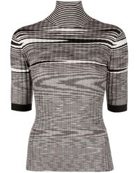 Missoni - Space-dyed Cashmere And Silk Blend Turtleneck Sweater - Lyst