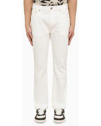 Palm Angels - Jeans With Monogram Embroidery - Lyst