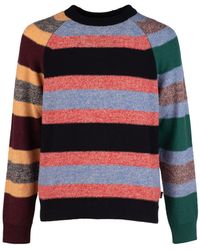 Paul Smith - Large Striped Crewneck Sweater - Lyst