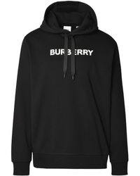 Burberry - Ansdell Hoodie With Logo Print - Lyst