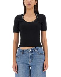 T By Alexander Wang - T-shirt With Logo - Lyst