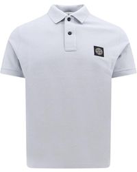 Stone Island - T-Shirts And Polos Clear - Lyst