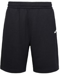Burberry - Raphael Black Cotton Bermuda Shorts - Lyst