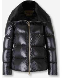 Herno - Short Fur Down Jacket - Lyst