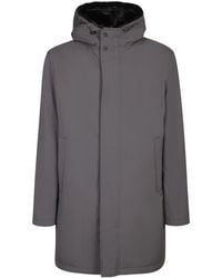 Herno - Faux Fur Three-Quarter Coat - Lyst