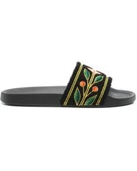 CASABLANCA - Embroidered "Terry" Slider - Lyst