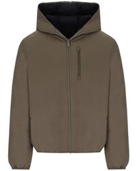 Save The Duck - Lamium Beige Reversible Hooded Jacket - Lyst