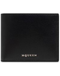 Alexander McQueen - Bi-Fold Leather Wallet - Lyst