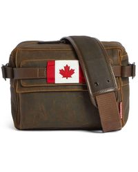 DSquared² - Maple Leaf Motif Messenger Bag - Lyst