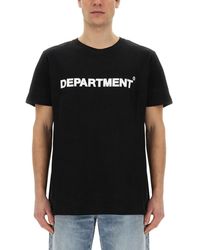 Department 5 - T-Shirt With Logo - Lyst