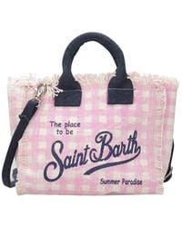 Saint Barth - Mini Vanity Bag Cotton Canva Bag - Lyst