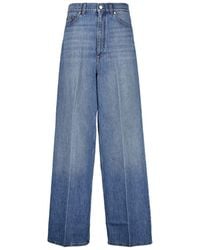 Stella McCartney - Wide Leg Denim Jeans - Lyst