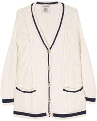 Semicouture - Madeline Cotton Blend Cardigan - Lyst