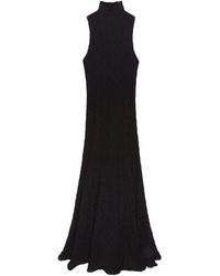 MSGM - High Neck Maxi Dress - Lyst