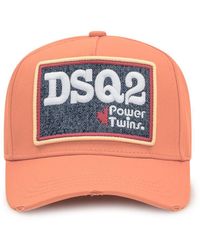 DSquared² - Baseball Hat With Patch - Lyst