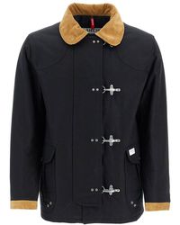Fay - "4-Hook Canvas Jacket With Classic - Lyst