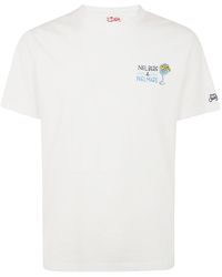 Mc2 Saint Barth - T-Shirt With Embroidery - Lyst