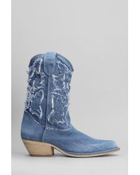 Vic Matié - 505 Texan Ankle Boots - Lyst