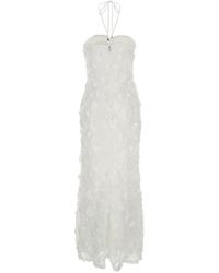 ROTATE BIRGER CHRISTENSEN - Maxi Dress With Tonal Sequins And Sweetheart Neck - Lyst