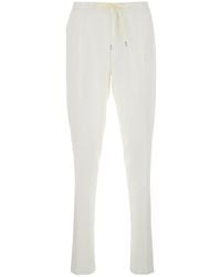 Lardini - Pants With Elastic Waist And Drawstring - Lyst