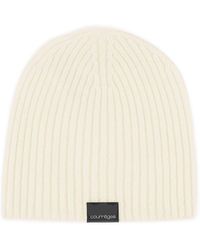 Courreges - Ac Ribbed Beanie - Lyst