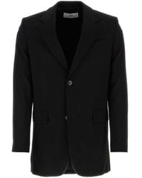 Ami Paris - Wool Single-Breasted Jacket - Lyst