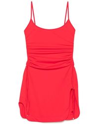The Attico - Cardinal Cotton Mini Dress - Lyst