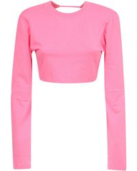 Jacquemus Cotton T-shirt - Pink