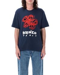 KENZO - Drawn Varsity Classic T-Shirt - Lyst