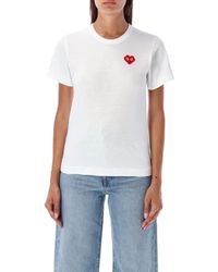 COMME DES GARÇONS PLAY - Pixel Heart T-Shirt - Lyst