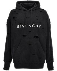 Givenchy - Felpa Oversize Con Logo - Lyst